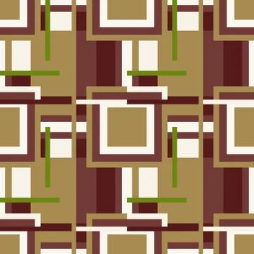 Abstract seamless colourful pattern geometric backgrounds vector design Stock Illustration