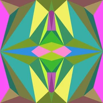 Abstract seamless colourful pattern geometric backgrounds vector design Stock Illustration