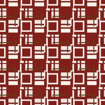 Abstract seamless colourful pattern geometric backgrounds vector design Stock Illustration