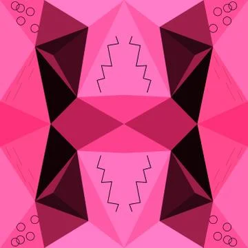 Abstract seamless colourful pattern geometric backgrounds vector design Stock Illustration