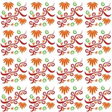 Abstract seamless colourful pattern geometric backgrounds vector design Stock Illustration