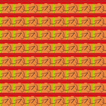 Abstract seamless colourful pattern geometric backgrounds vector design Stock Illustration