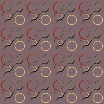 Abstract seamless colourful pattern geometric backgrounds vector design Stock Illustration