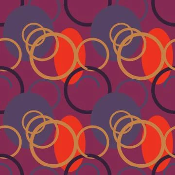 Abstract seamless colourful pattern geometric backgrounds vector design Illustrazione stock