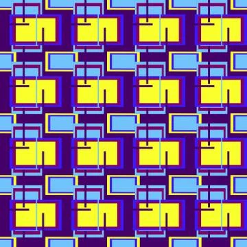 Abstract seamless colourful pattern geometric backgrounds vector design Stock Illustration