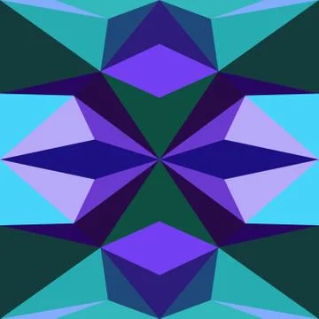 Abstract seamless colourful pattern geometric backgrounds vector design Stock Illustration