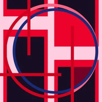 Abstract seamless colourful pattern geometric backgrounds vector design Stock Illustration