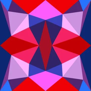 Abstract seamless colourful pattern geometric backgrounds vector design Stock Illustration