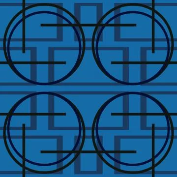 Abstract seamless colourful pattern geometric backgrounds vector design Stock Illustration