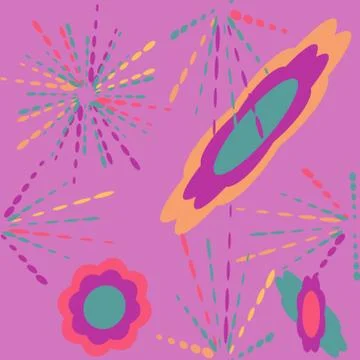 Abstract seamless colourful pattern geometric backgrounds vector design Stock Illustration