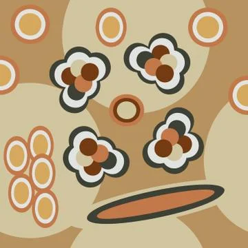 Abstract seamless colourful pattern geometric backgrounds vector design Stock Illustration