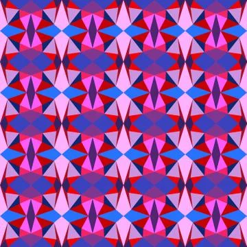 Abstract seamless colourful pattern geometric backgrounds vector design Illustrazione stock