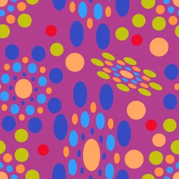 Abstract seamless colourful pattern geometric backgrounds vector design Stock Illustration