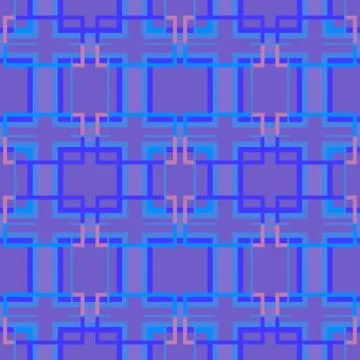 Abstract seamless colourful pattern geometric backgrounds vector design Stock Illustration