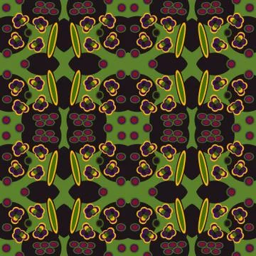 Abstract seamless colourful pattern geometric backgrounds vector design Stock Illustration