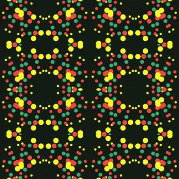 Abstract seamless colourful pattern geometric backgrounds vector design Stock Illustration