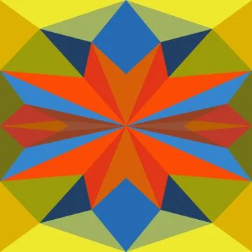 Abstract seamless colourful pattern geometric backgrounds vector design Stock Illustration