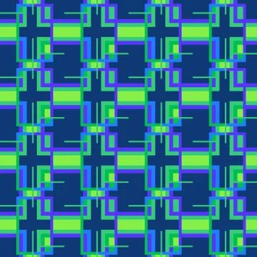 Abstract seamless colourful pattern geometric backgrounds vector design Stock Illustration