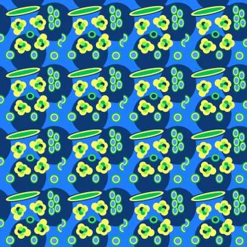 Abstract seamless colourful pattern geometric backgrounds vector design Stock Illustration