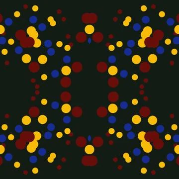 Abstract seamless colourful pattern geometric backgrounds vector design Stock Illustration