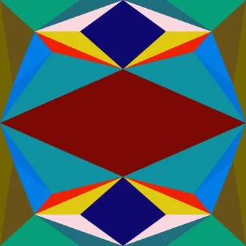 Abstract seamless colourful pattern geometric backgrounds vector design Stock Illustration