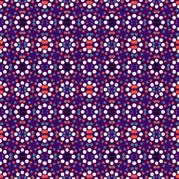 Abstract seamless colourful pattern geometric backgrounds vector design Stock Illustration