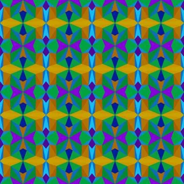 Abstract seamless colourful pattern geometric backgrounds vector design Stock Illustration