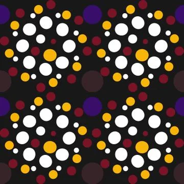 Abstract seamless colourful pattern geometric backgrounds vector design Stock Illustration