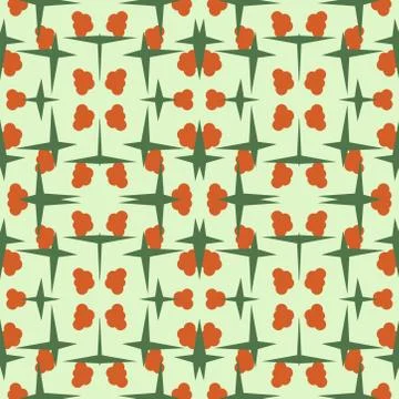 Abstract seamless colourful pattern geometric backgrounds vector design Stock Illustration