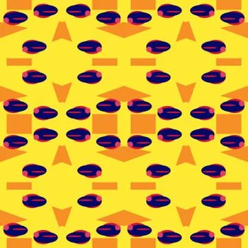 Abstract seamless colourful pattern geometric backgrounds vector design Stock Illustration