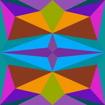 Abstract seamless colourful pattern geometric backgrounds vector design Stock Illustration