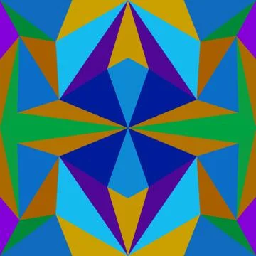 Abstract seamless colourful pattern geometric backgrounds vector design Stock Illustration