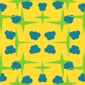 Abstract seamless colourful pattern geometric backgrounds vector design Illustrazione stock