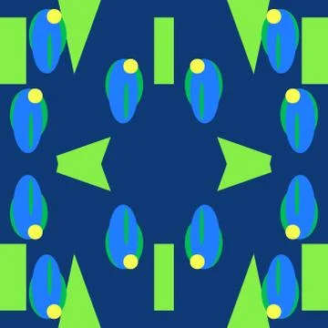 Abstract seamless colourful pattern geometric backgrounds vector design Stock Illustration