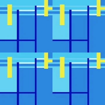 Abstract seamless colourful pattern geometric backgrounds vector design Stock Illustration