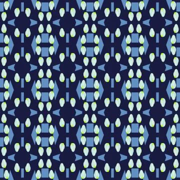 Abstract seamless colourful pattern geometric backgrounds vector design Stock Illustration