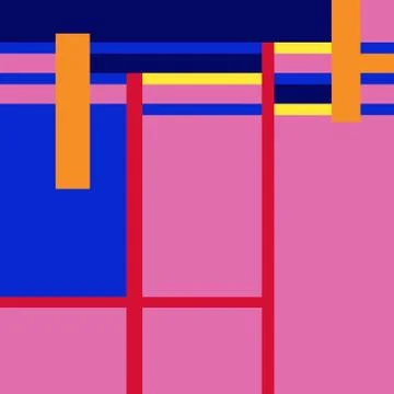 Abstract seamless colourful pattern geometric backgrounds vector design Stock Illustration