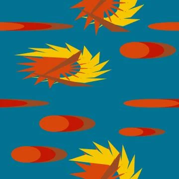 Abstract seamless colourful pattern geometric backgrounds vector design Stock Illustration