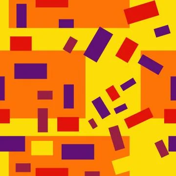 Abstract seamless colourful pattern geometric backgrounds vector design Stock Illustration