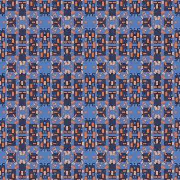 Abstract seamless colourful pattern geometric backgrounds vector design Stock Illustration