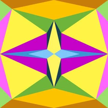 Abstract seamless colourful pattern geometric backgrounds vector design Stock Illustration