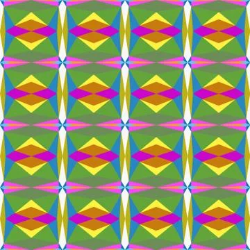 Abstract seamless colourful pattern geometric backgrounds vector design Stock Illustration