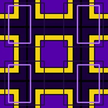 Abstract seamless colourful pattern geometric backgrounds vector design Stock Illustration