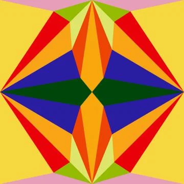 Abstract seamless colourful pattern geometric backgrounds vector design Stock Illustration