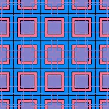 Abstract seamless colourful pattern geometric backgrounds vector design Stock Illustration