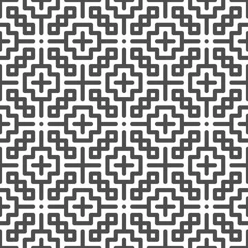 Abstract seamless cross diagonal square shapes pattern Stock Illustration