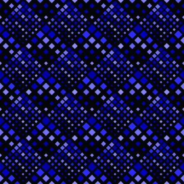 Abstract seamless dark blue diagonal square pattern background Illustrazione stock