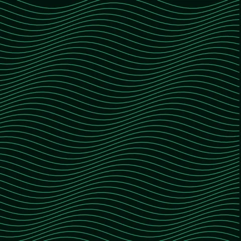 Abstract seamless dark green wave background pattern for digital design Stock Footage 342523587