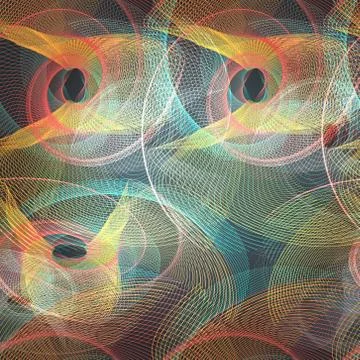 Abstract seamless dark pattern of radio waves 스톡 일러스트