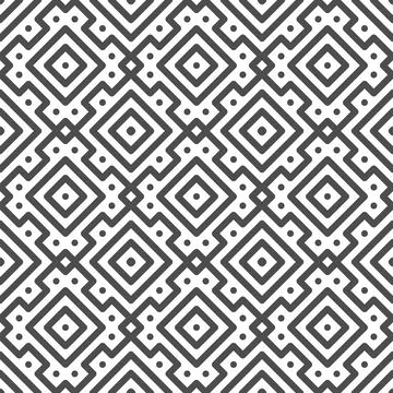 Abstract seamless diagonal dot square shapes pattern Stock Illustration